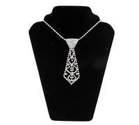 Maxtonser Collier à paillettes pour femme avec chaîne réglable