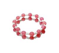 Maxtonser Collier/bracelet tendance en forme d'étoile dopamine avec perles arc-en-ciel pour femme