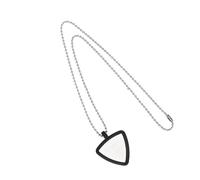 Maxtonser Collier de rangement en silicone pour médiator de guitare en forme de cœur pour basses, ukulélés, musiciens