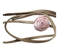 Maxtonser Collier ras du cou à fleurs en tissu doux avec chaîne en polyuréthane - Accessoires pour femmes et adolescentes