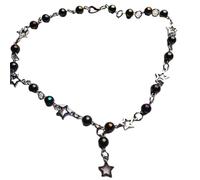 Maxtonser Collier ras du cou chapelet gothique fait à la main unique et tendance d'inspiration rétro Bijoux pour femme Chaîne clavicule