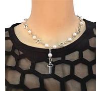 Maxtonser Collier ras du cou chapelet gothique fait à la main unique et tendance d'inspiration rétro Bijoux pour femme Chaîne clavicule