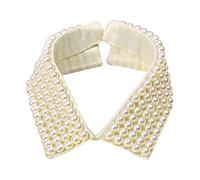 Maxtonser Collier ras du cou fait à la main avec fausses perles pour femme