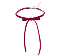 Maxtonser Collier ras du cou vintage avec nœud papillon sophistiqué noir réglable rétro accessoire de cou