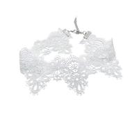 Maxtonser Collier ras du cou vintage en dentelle avec pendentif élégant et longueur réglable pour femme