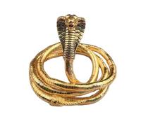 Maxtonser Collier serpent flexible réglable punk ras du cou flexible pliable multicouche en métal