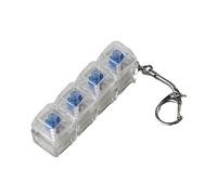 Maxtonser Commutateurs testeur de commutateurs échantillonneur clavier mécanique outil de test commutateurs lumière LED porte-clés jouet