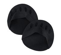 Maxtonser Coussinets pour avant-pied en soie glacée ultra-minces et invisibles - Demi-semelles respirantes et antidérapantes - Protection des orteils à 5 doigts