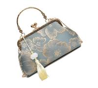 Maxtonser Élégant sac de soirée chinois inspiré de Cheongsam Sac à bandoulière pour fête de mariage Sac à main pour femme