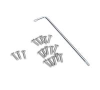 Maxtonser Ensemble complet de vis de réparation pour couvercle de batterie avec outil, vis d'origine pour l'entretien et la durabilité