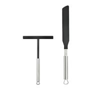 Maxtonser Ensemble épandeur à crêpes et spatule en Acier Inoxydable, 2