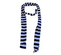 Maxtonser Foulard à rayures longues en tricot pour femme - Unisexe - Style urbain décontracté - Foulard fin et long à rayures