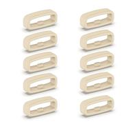 Maxtonser Lot de 10 anneaux de fixation en silicone 18 mm / 20 mm / 22 mm pour bracelet de montre intelligente