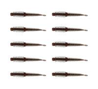 Maxtonser Lot de 10 leurres artificiels souples Wobblers 8,5/7,5/6,5 cm Leurres de pêche flottants pour pêche à la truite