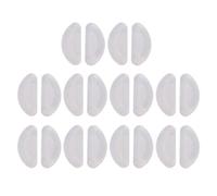 Maxtonser Lot de 10 paires de plaquettes de nez autocollantes en silicone souple Transparent 2,5 mm