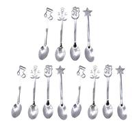 Maxtonser Lot de 12 cuillères à café en acier inoxydable - Design élégant pour café, thé, soupe, sucre, dessert, assaisonnement