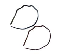 Maxtonser Lot de 2 Bandeaux Fins en acétate ondulé, élégants et antidérapants, pour Femmes et Filles, Parfaits pour Un Usage Quotidien, Les fêtes et Le Travail.