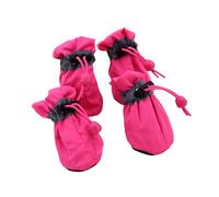 Maxtonser Lot de 2 paires de chaussettes de protection épaisses pour chien avec poignées réglables pour l'extérieur et éviter de glisser