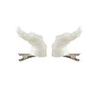 Maxtonser Lot de 2 pinces à cheveux en forme de corne de diable pour femme et fille pour prendre des photos, des tresses et des jeux de rôle