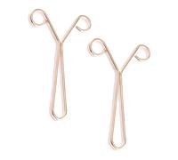 Maxtonser Lot de 2 pinces de serrage pour la taille, pinces à coudre, pinces de serrage pour jeans, pantalons amples, jupes, chapeaux, ajusteurs de jeans, ajustement réglable, design léger en alliage