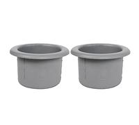 Maxtonser Lot de 2 porte-gobelets de table pour canapé - Noir