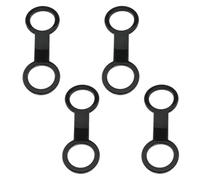 Maxtonser Lot de 4 sangles de tuba en silicone avec clip universel - Accessoire de plongée