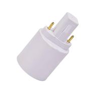 Maxtonser Lot de 5 convertisseurs de douille d'ampoule G23 vers E27 pour éclairage de bureau à domicile, angle réglable, noyaux en cuivre, adaptateur de lampe