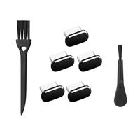 Maxtonser Lot de 5 prises USB C avec brosses pour téléphone Série 16 15 S25