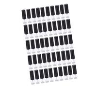 Maxtonser Lot de 50 flacons en verre de 1 ml pour échantillons de parfum étanches et rechargeables avec entonnoir