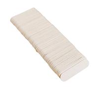 Maxtonser Lot de 50 limes en bois double face pour ongles acryliques/naturels