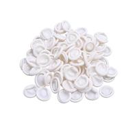 Maxtonser Lot de 50 protège-doigts élastiques en latex antidérapant pour bijoutiers et manucures