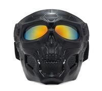 Maxtonser Lunettes de protection amovibles pour moto, coupe-vent, anti-rayures