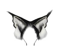 Maxtonser Lynx-Ear Serre-tête en fourrure pour Halloween, cosplay, oreilles de bête, carnaval