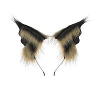 Maxtonser Lynx-Ear Serre-tête en fourrure pour Halloween, cosplay, oreilles de bête, carnaval
