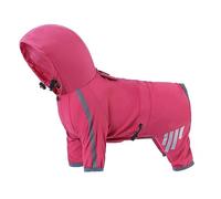Maxtonser Manteau de pluie coupe-vent pour chien avec bandes réfléchissantes