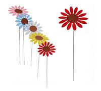 Maxtonser Marqueur décoratif en feutre respirant pour jardin avec base en fil de fer pliable adapté aux marqueurs de jardin