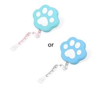 Maxtonser Mètre ruban à mesurer portable en forme de patte de chaton avec épingle / bouton poussoir