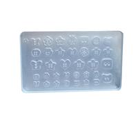 Maxtonser Moule à ongles multifonction en forme de bouton pour accessoires de mise en valeur