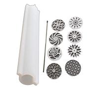 Maxtonser Moule cylindrique en silicone pour bougie, plâtre, bougie, savon, outil de décoration