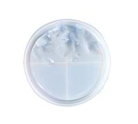 Maxtonser Moule en résine, moule à bijoux en silicone, récipient de rangement époxy pour porte-bague, savon, bougeoir