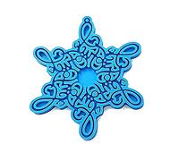 Maxtonser Moule en silicone en forme de flocon de neige pour la fabrication de fruits