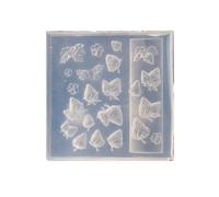 Maxtonser Moule en silicone robuste pour gaufrage des ongles en forme de roses pour projets créatifs de moulage de résine et de décoration d'ongles