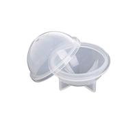 Maxtonser Moules de moulage en forme de globe pour résine époxy, moules ronds en silicone, moules sphériques stéréo pour la fabrication
