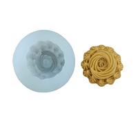 Maxtonser Moules en silicone en forme de fleur crème pour bougies parfumées Moule à savon Parfait pour les amateurs de pâtisserie