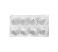 Maxtonser Moules en silicone pour gâteau de Noël 8 cavités en forme de cône - Accessoire de pâtisserie