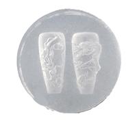 Maxtonser Moules en silicone pour sculpture d'ongles en forme de serpent, accessoires de manucure, outils de nail art pour nair art