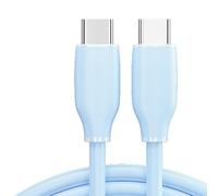 Maxtonser PD20W Câble USB C vers USB C en silicone Câble de charge rapide pour téléphone, tablette, ordinateur portable