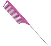 Maxtonser Peigne à cheveux professionnel à queue pointue - Antistatique - Brosse à cheveux en acier - Accessoire de barbier