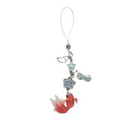 Maxtonser Pendentif coloré en forme d'étoile de poisson avec perles pour téléphone fait à la main en acrylique robuste accessoire de mode pour un look tendance et un usage quotidien