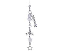 Maxtonser Pendentif en forme de cœur et étoile de guitare, breloque de téléphone, corde à suspendre, sangle, sac, décoration, cordons, porte-clés, accessoire